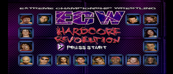 ECW Hardcore Revolution (Trade Demo) Title Screen